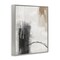 Stupell Industries Grey and Tan Simple Abstract Framed Giclee, design by Amber Sterling